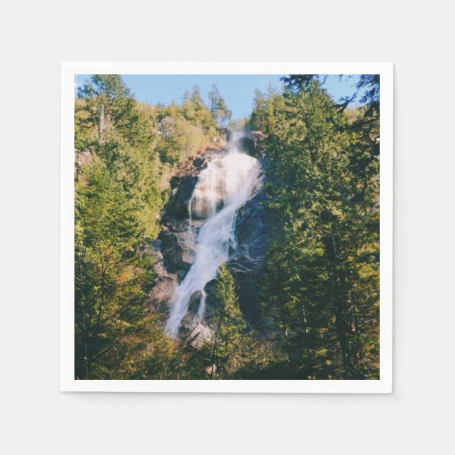 Shannon Falls, Squamish, Canada  Napkin (Front)