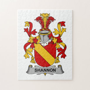 Shannon Family Crest Jigsaw Puzzle