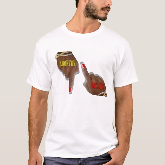 Shantay You Stay, Sashay Away Finger Points T-Shirt (Front)