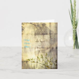 Shanti (Peace) Buddha Yoga Meditation Note Cards