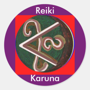 Shanti = Peace Classic Round Sticker