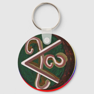 Shanti = Peace Keychain
