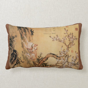 Shanxing Wolf ~睒星狼~Greyhound ~Giuseppe Casti Lumbar Pillow