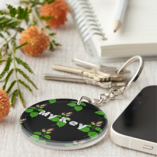 Shape Circle single-sided My Key Acrylic Keychain