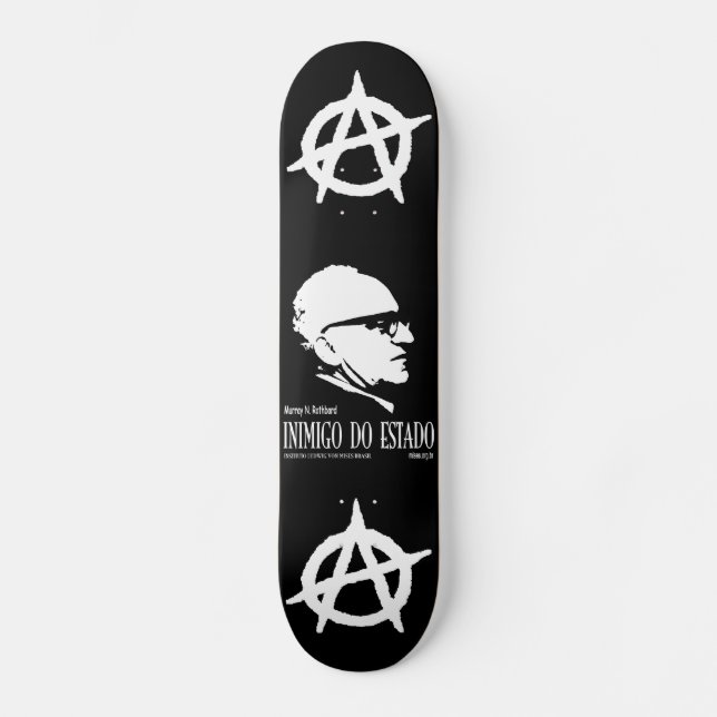 Shape de Inimical Skate of the State Skateboard (Front)
