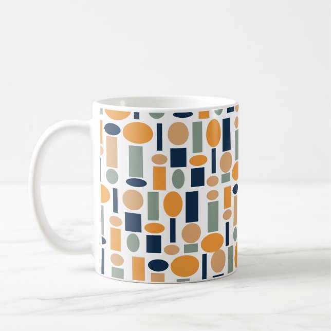 Shape Pattern  Coffee Mug (Left)