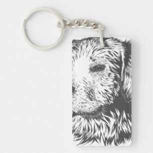 Shape: Rectangle (double-sided) Keychain