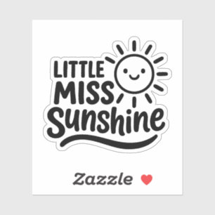 Shape Sticker - Little Miss Sunshine