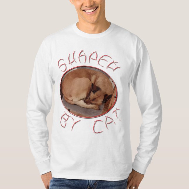 Shaped by cats T-Shirt (Front)