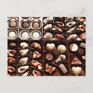Shaped, Gourmet Chocolate Truffles Postcard