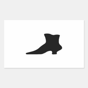Shapely Victorian Boot Elegant Vintage Fashion Sticker