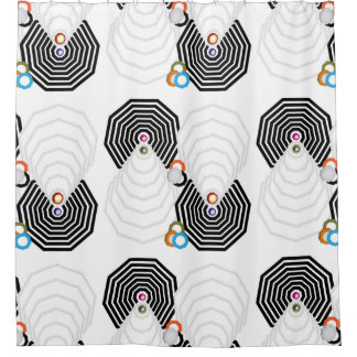 Shapes And Colors Shower Curtain