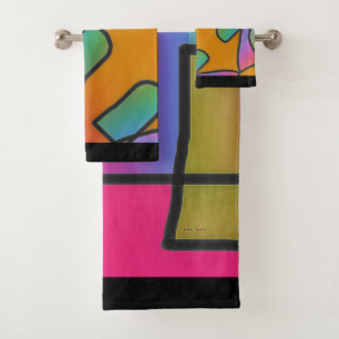 Shapes And Colours Bath Towel Set