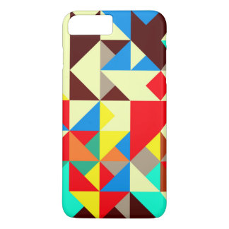 Shapes in retro colours iPhone 8 plus/7 plus case