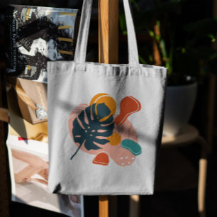 Shapes Leaf Tote Bag  