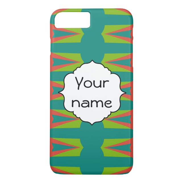 Shapes on an orange background Case-Mate iPhone case (Back)