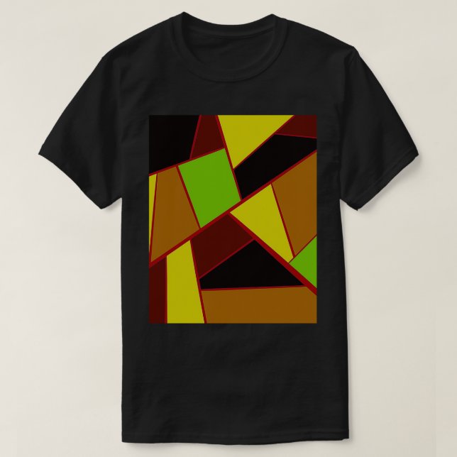Shapes pattern Graphic T-Shirt (Design Front)