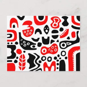 Shapes Postcard
