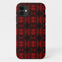 Shapes, "red strokes float" on dark background?