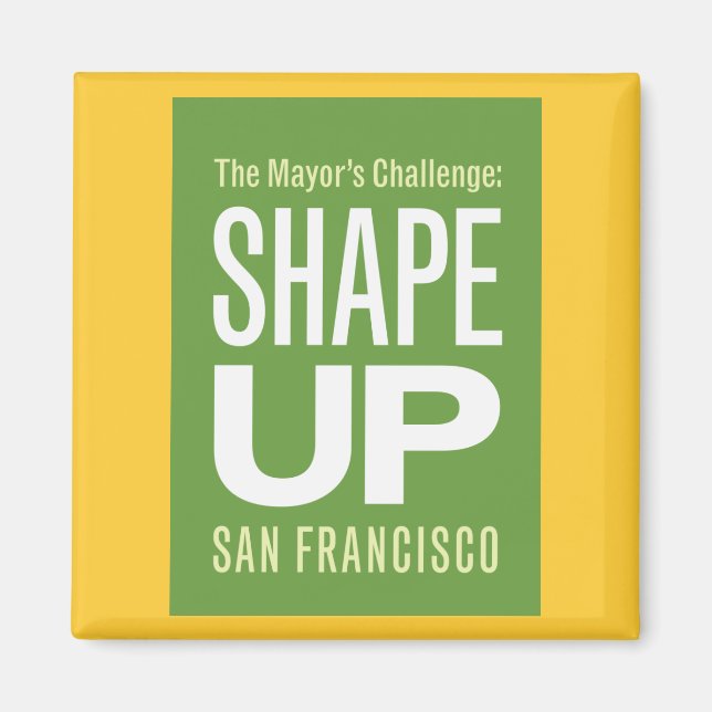 ShapeUpLogo Magnet (Front)