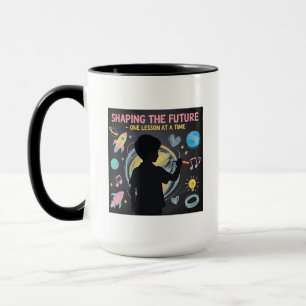 Shaping the Future Chalkboard Art Inspirational Mug