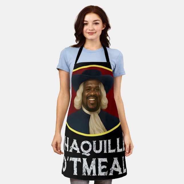 Shaquille Oatmeal Funny Meme Apron (Worn)
