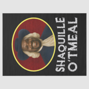 Shaquille Oatmeal Funny Meme Tissue Paper