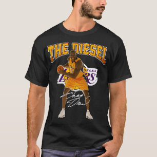 Shaquille O'Neal Basketball Los Angeles Legend Sig T-Shirt