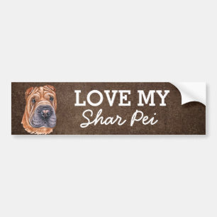 Shar Pei Bumper Sticker