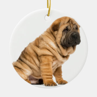Shar pei Dog Ceramic Ornament