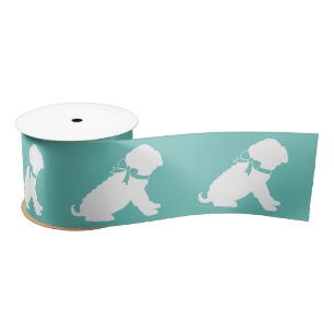 Shar Pei Dog Puppy Satin Ribbon