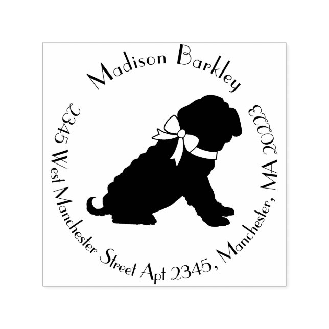 Shar Pei Dog Puppy Self-inking Stamp (Design)