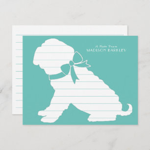 Shar Pei Dog Puppy Thank You Card