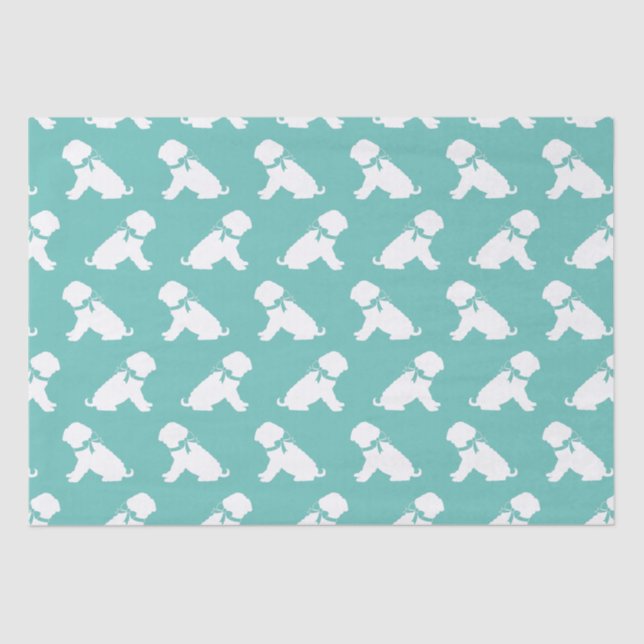Shar Pei Dog Puppy Tissue Paper (Front)