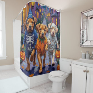 Shar Pei Dogs Trick-or-Treating Halloween Costumes