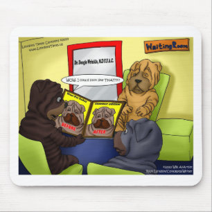 Shar-Pei Plastic Surgery Funny Tees Mugs & Gifts Mouse Pad