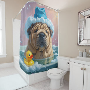 Shar Pei Sloppy Sleepy Cute Funny