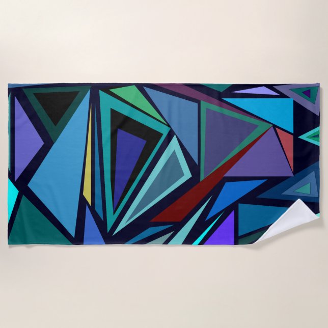 Shards Beach Towel (Front)