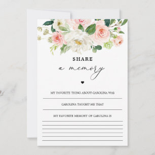 Share A Memory, Celebration Of Life Memory Cards