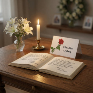 Share a Memory Custom Memorial Table Tent Card