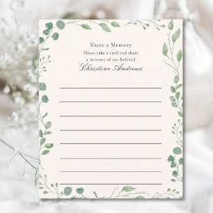 Share a Memory Funeral Service Attendance