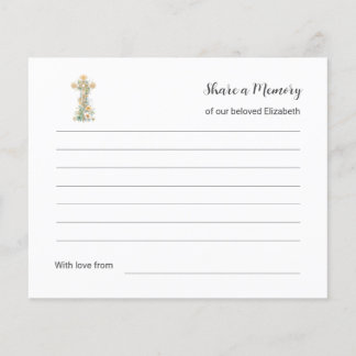 Share a Memory Loving Word Funeral Attendance