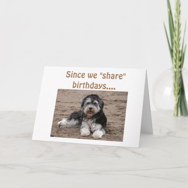 SHARE BIRTHDAYS-WANNA SHARE SOME FUN? CARD (Front)