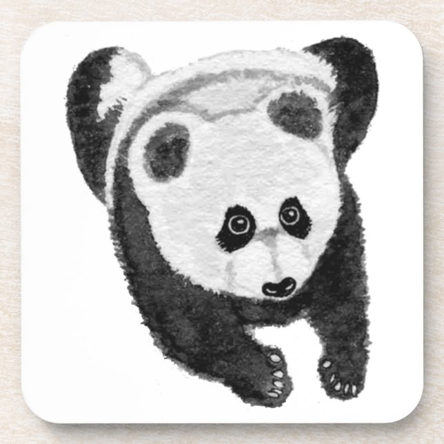 Share Down Panda Coaster (Front)