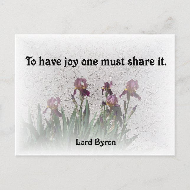 Share Joy Postcard (Front)