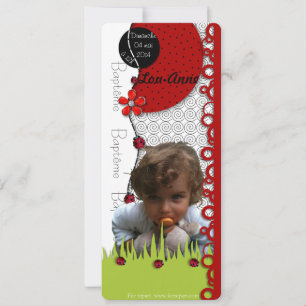 Share Lou-Anne Baptism with Photo Invitation