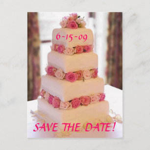 Share Our Love-save The Date Announcement Postcard