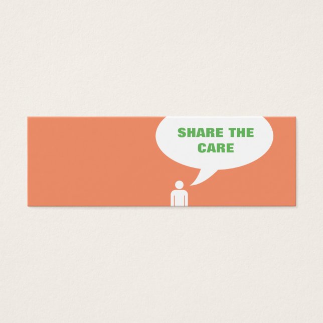 share the care speech bubble referral (Front)