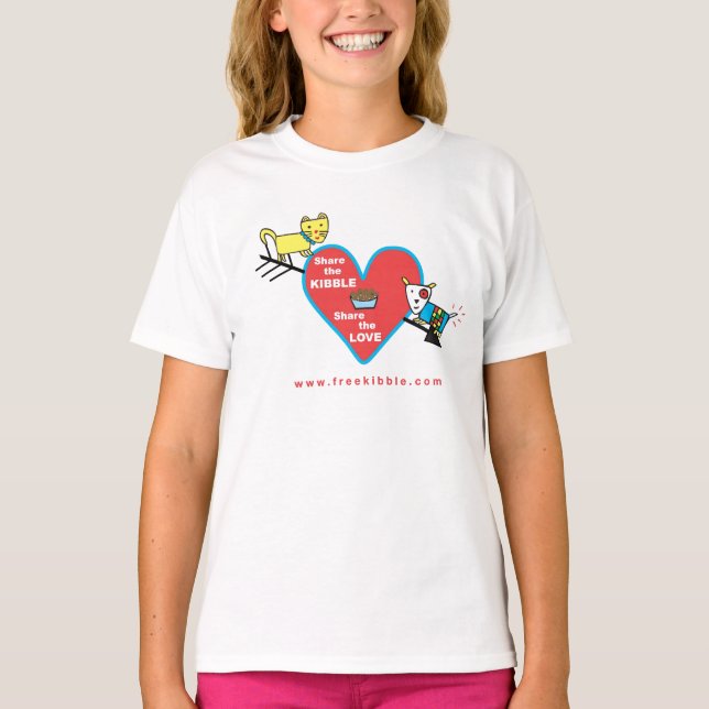 "Share the Kibble" Kids Tee (Front)