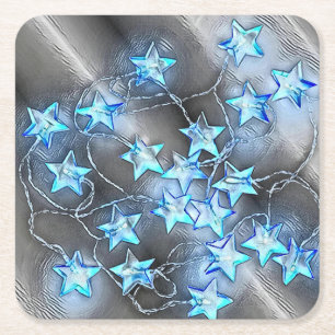 Share The Light Square Paper Coaster